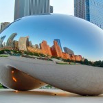 Cloud Gate Chicago di Anish Kappoor