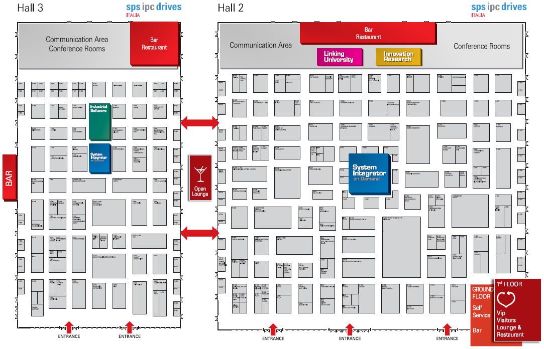 SPS IPC Drives Italia hall