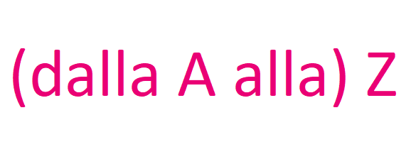 dalla a alla z