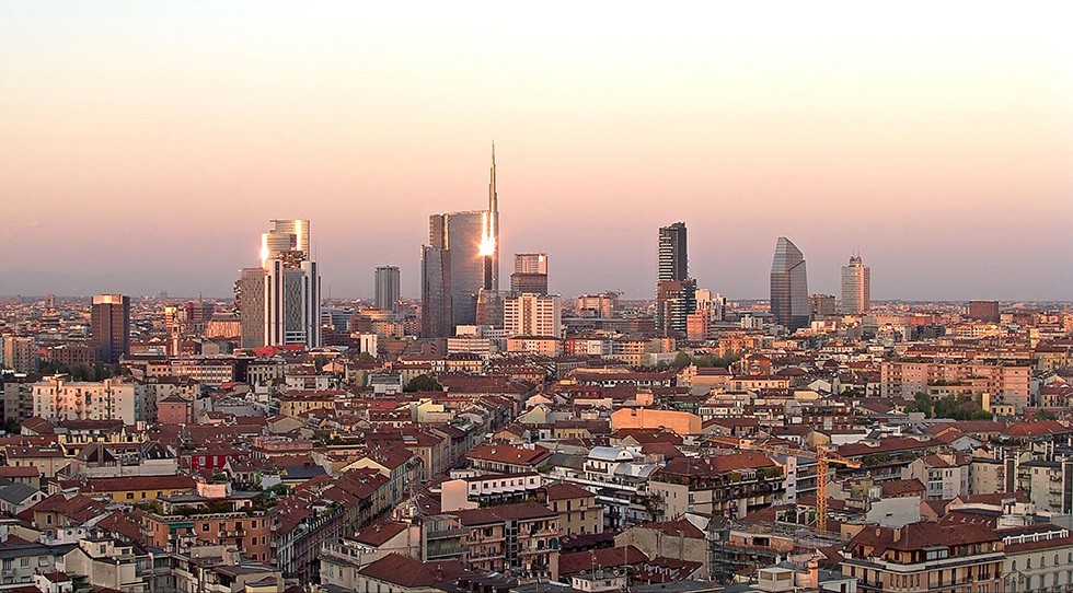 Panorama sui grattacieli di Porta Nuova